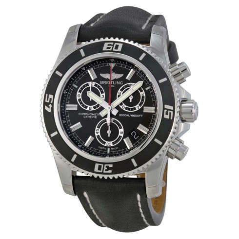 Breitling SuperOcean Chronograph M2000 Black Dial Men's Watch A73310A8-BB73BKLT watches