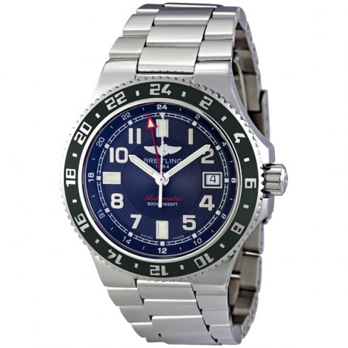 Breitling Superocean GMT Black Dial Automatic Stainless Steel Men's Watch A32380A3-BA38SS watches