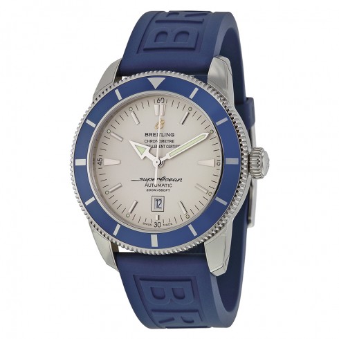 Breitling Superocean Heritage 46 Automatic Stratus White Dial Blue Rubber Men's Watch A1732016-G642BLPT3 watches