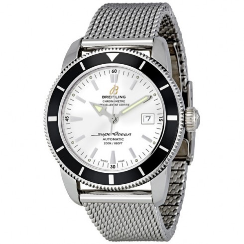 Breitling Superocean Heritage 42 Silver Dial Men's Watch A1732124-G717SS watches
