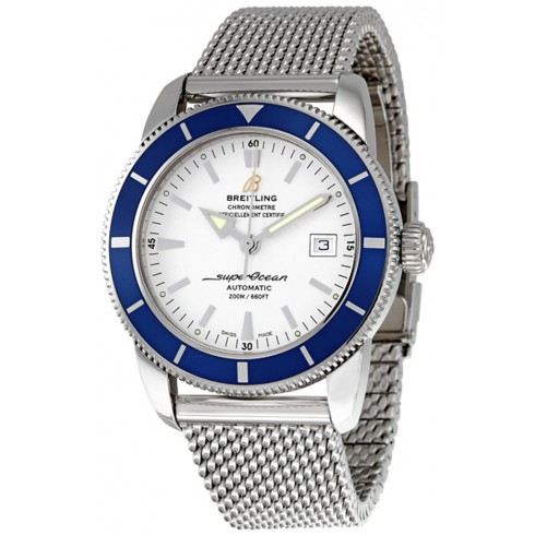 Breitling SuperOcean Heritage 42 White Dial Steel Men's Watch A1732116-G717SS watches