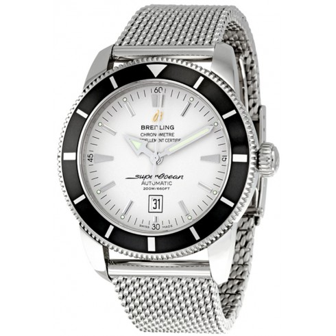 Breitling SuperOcean Heritage 46 Silver Dial Men's Watch A1732024-G642SS watches