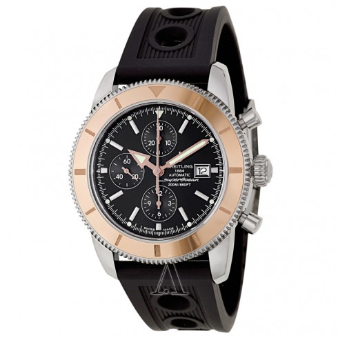 Breitling Superocean Heritage Chronograph Black Dial Rubber Men's Watch U1332012-B908BKOR watches