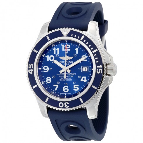 Breitling Superocean II 44 Blue Dial Automatic Men's Watch A17392D8-C910BLORT watches
