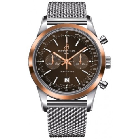 Breitling Transocean Chronograph 38 Automatic Red Gold Men's Watch U4131012-Q600 watches