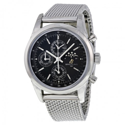 Breitling Transocean Chronograph II Moonphase Automatic Black Dial Men's Watch A1931012-BB68 watches