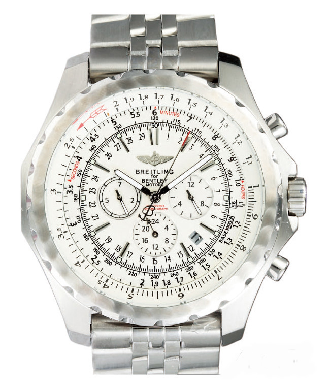 Breitling Windrider Chronomat A2536513/g675-SS 48.7mm White Dial Automatic Watch watches