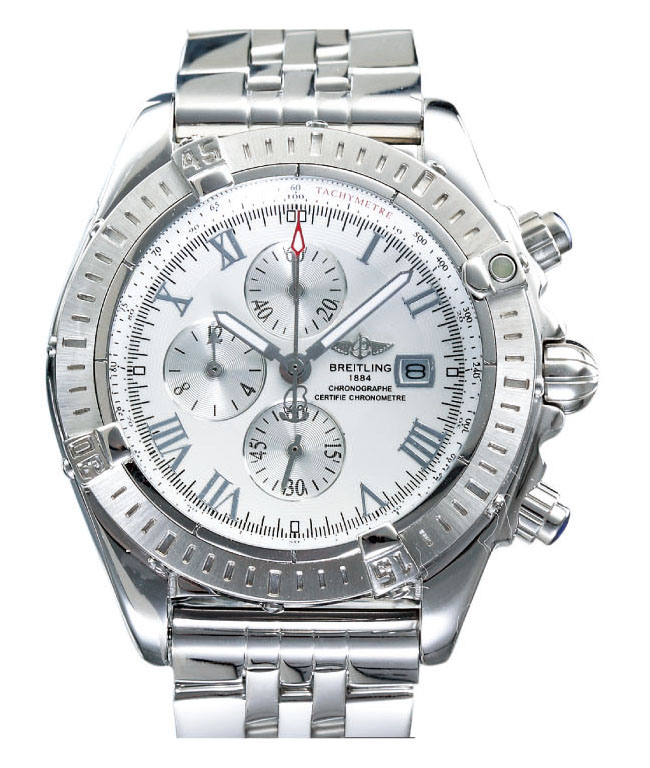 Breitling Windrider Chronomat Evolution A1335611/A653-SS Midsize Quartz Round Watch watches