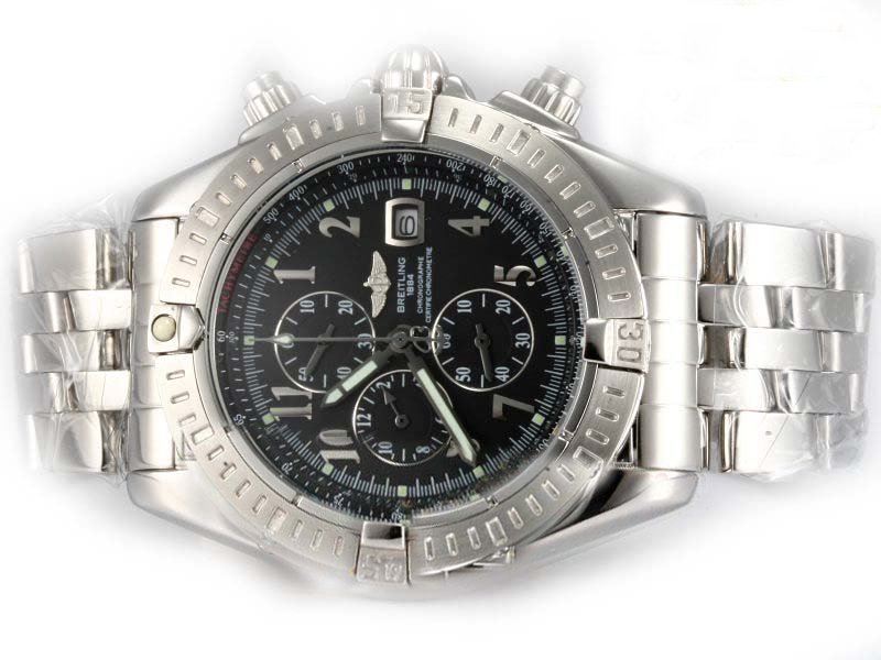 Breitling Windrider Chronomat Evolution A1335611-B721SS Mens Stainless Steel Bezel Watch watches