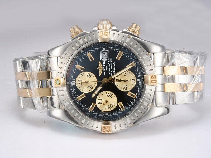 Breitling Windrider Chronomat Evolution C13356 42.5mm Black Dial Automatic Watch watches