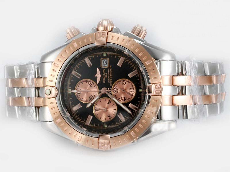 Breitling Windrider Chronomat Evolution C1335611/A619-357C Black Dial Round Watch watches