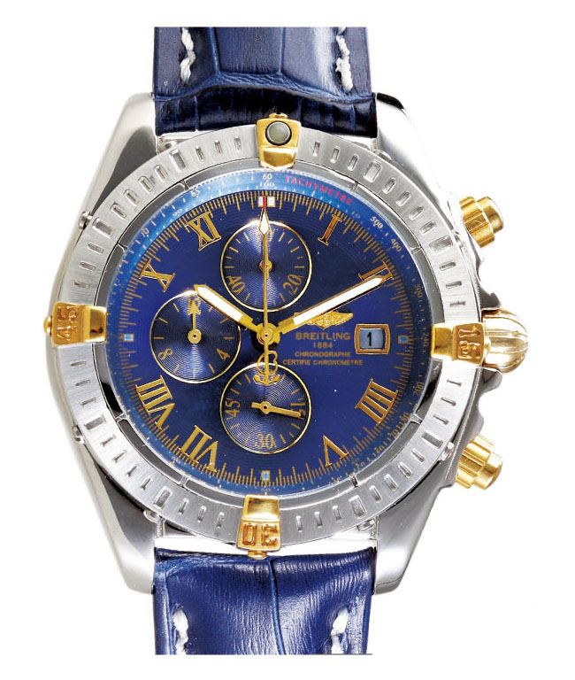 Breitling Windrider Chronomat Evolution C1335611/C710-3LT 44mm Blue Dial Watch watches