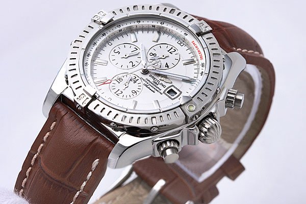 Breitling Windrider Chronomat Evolution Steel 4 Grey Dial Stainless Steel Bezel Automatic Watch watches
