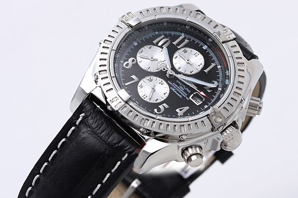 Breitling Windrider Chronomat Evolution Steel 9 Mens 44mm Stainless Steel Case Watch watches