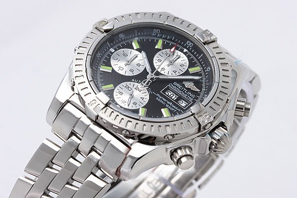 Breitling Windrider Chronomat Evolution Steel Stainless Steel Bezel Stainless Steel Case Mens Watch watches