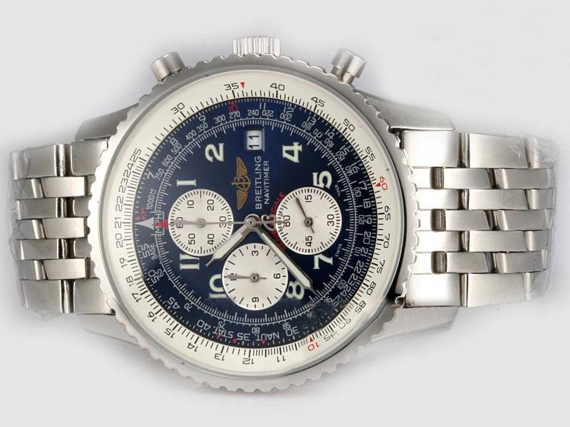 Breitling Windrider Chronomat Evolution Steel1 Mens Stainless Steel Bezel Stainless Steel Case Watch watches
