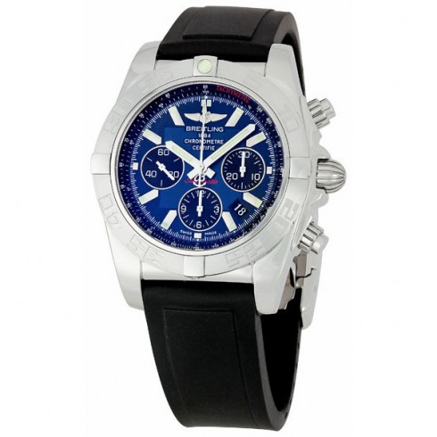 Breitling Windrider Chronomat Men's Blue Dial Chronograph Watch AB011011-C789BKPD watches