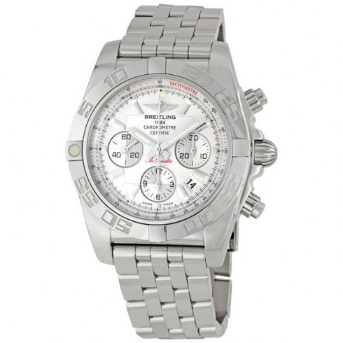 Breitling Windrider Chronomat Silver Dial Men's Watch AB011012-G684SS watches