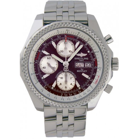 Breitling Bentley GT Chronograph Steel Burgundy Men's Watch A1336212-K506SS watches