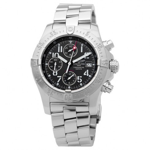 Breitling Avenger Skyland Black Dial Stainless Steel Men's Watch A1338012-B861SS watches