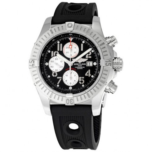 Breitling Super Avenger Volcano Black Dial Chronograph Men's Watch A1337011-B973BKRD watches