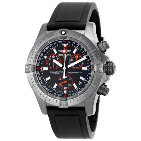 Breitling Seawolf Chrono Black Dial Men's Watch M7339010-BA03 watches