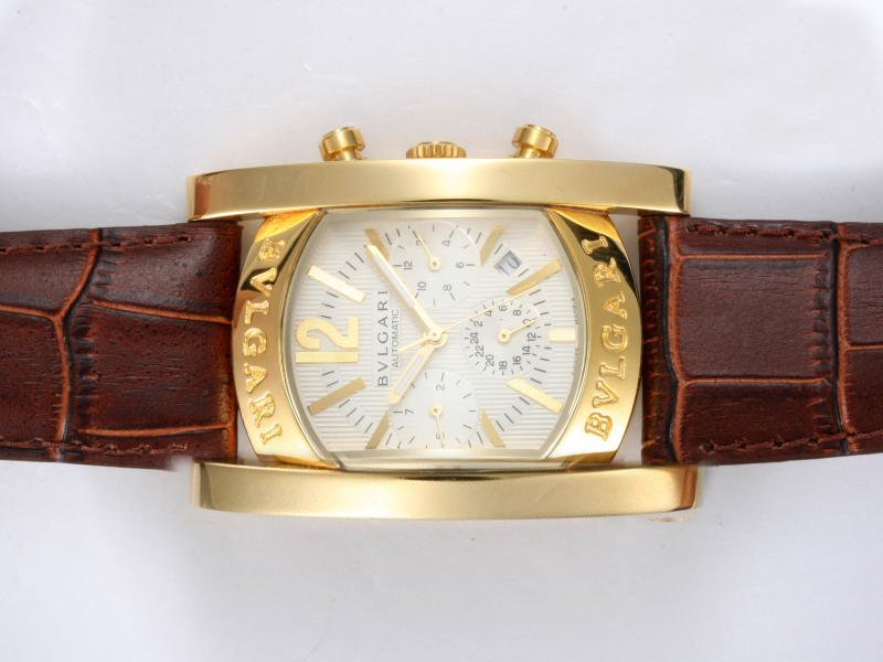 Bvlgari Assioma AA44C13GLDCH Mens Stainless Steel with 18k Gold Bezel Automatic Watch watches