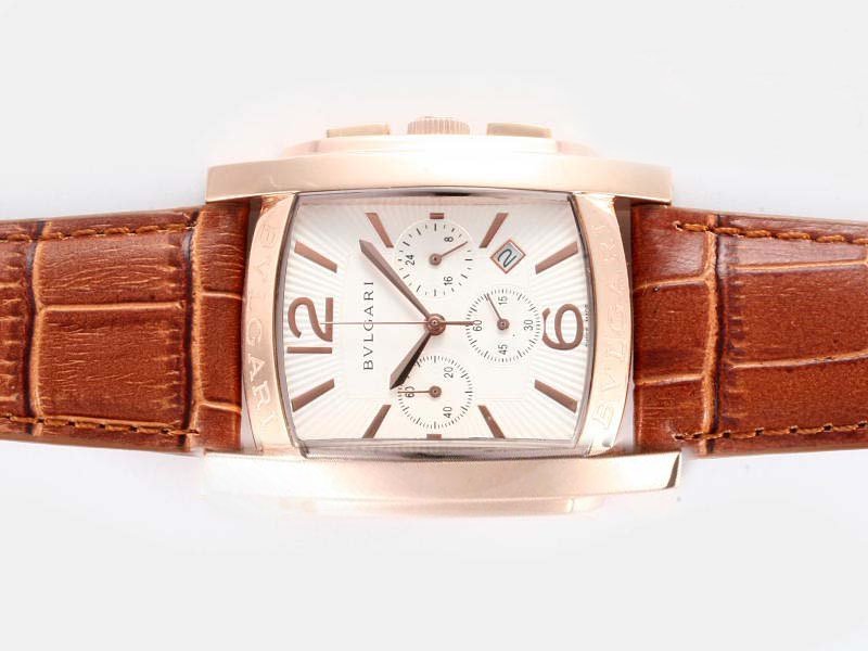 Bvlgari Assioma AA44C13GLDCH Stainless Steel with Rose Gold Bezel White Dial Automatic Watch watches