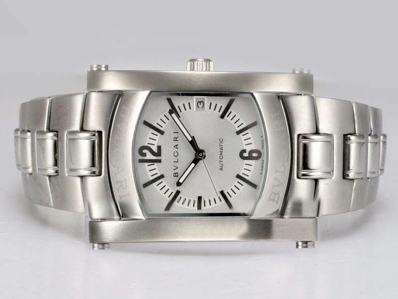 Bvlgari Assioma AA44C14SSD 44mm Silver Stainless Steel Strap Mens Watch watches