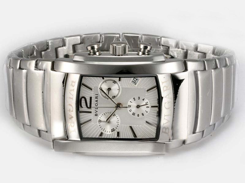 Bvlgari Assioma AA44C14SSDCH Automatic Mens Stainless Steel Bezel Watch watches