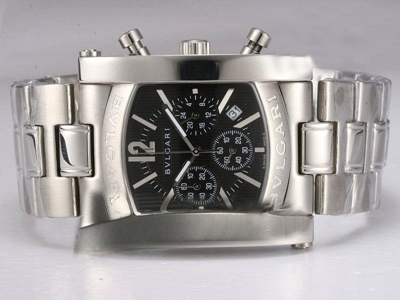 Bvlgari Assioma AA44C14SSDCH Mens 44mm Silver Stainless Steel Strap Watch watches