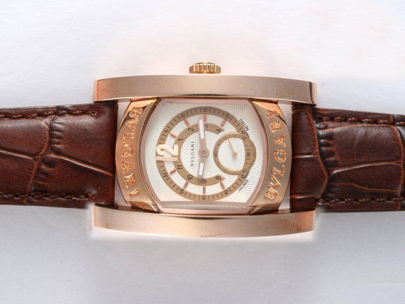 Bvlgari Assioma AAP48GLHR White Dial Rectangle Automatic Watch watches