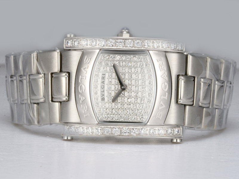 Bvlgari Assioma AAW36D2DL 36mm Stainless Steel Case Diamond Dial Watch watches