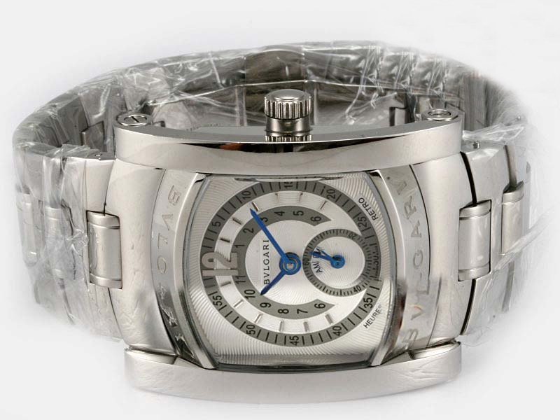 Bvlgari Assioma AAW48GLHR 48mm Stainless Steel Case White Dial Watch watches
