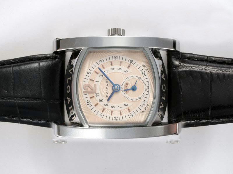 Bvlgari Assioma AAW48GLHR Pink Dial Stainless Steel Bezel Automatic Watch watches