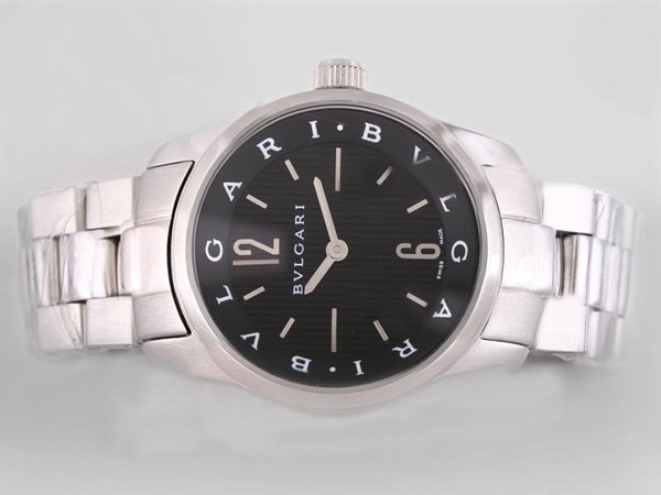 Bvlgari Bulgari Bulgari BB23BSSD/N Stainless Steel Case Round Watch watches