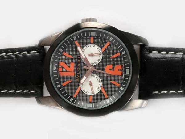 Bvlgari Diagono AC38BTAVD/SLN Mens Automatic PVD Bezel Watch watches