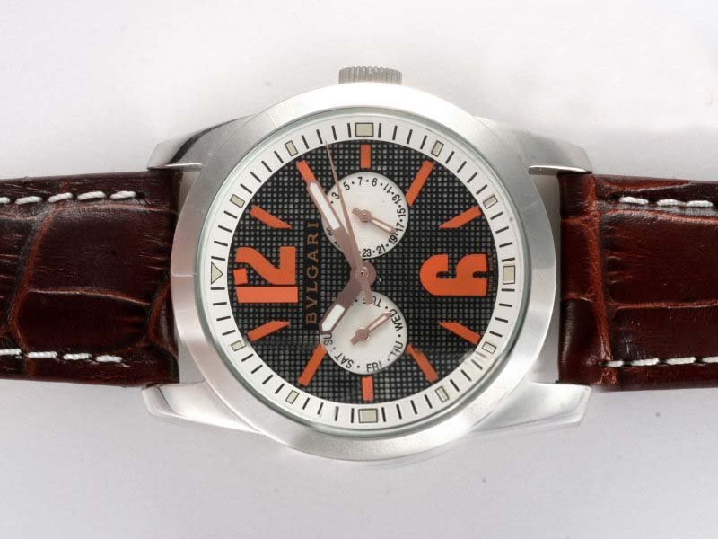 Bvlgari Diagono AC38TAVD/SLN Automatic Black Dial 38mm Watch watches