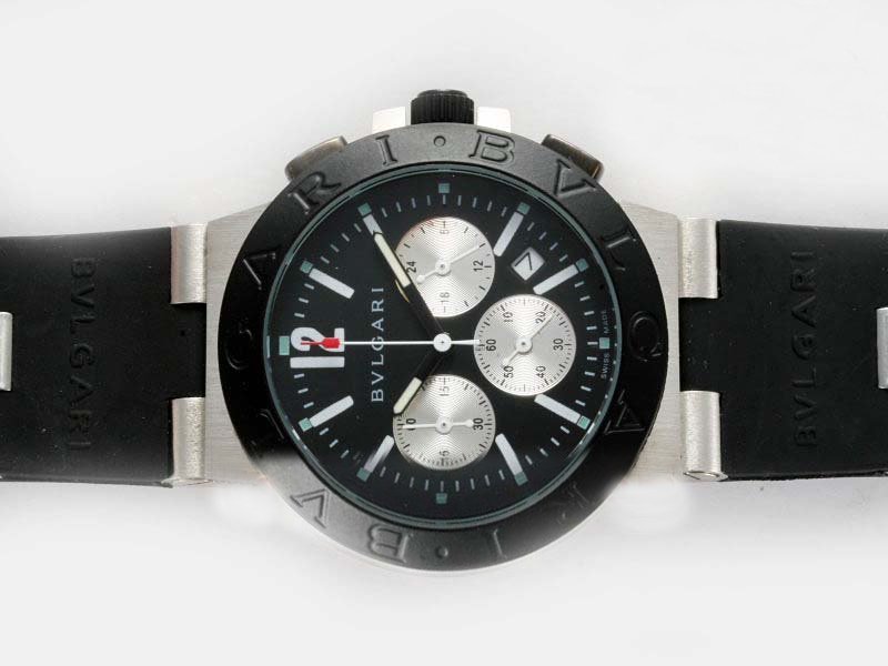 Bvlgari Diagono CH35BSLDAuto Automatic Mens Stainless Steel Bezel Watch watches