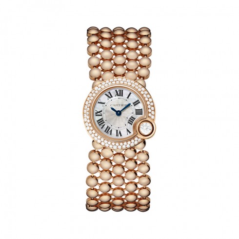 Cartier Ballon Blanc Mother of Pearl Dial 18kt Pink Gold Diamond Ladies Watch WE902057 watches
