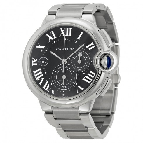 Cartier Ballon Bleu Black Dial Chronograph Men's Watch W6920025 watches