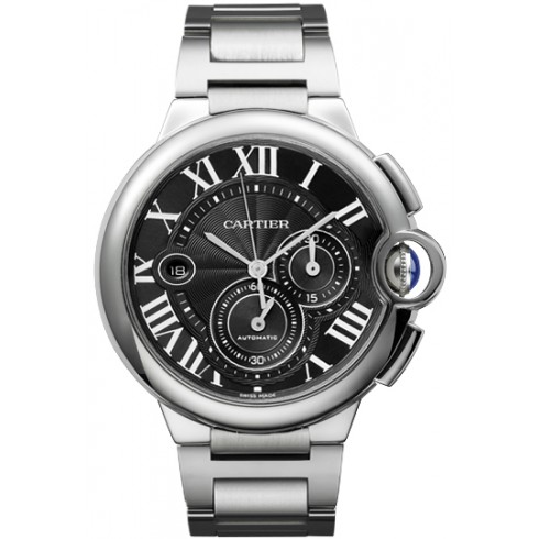 Cartier Ballon Bleu Chronograph Black Dial Men's Watch W6920077 watches
