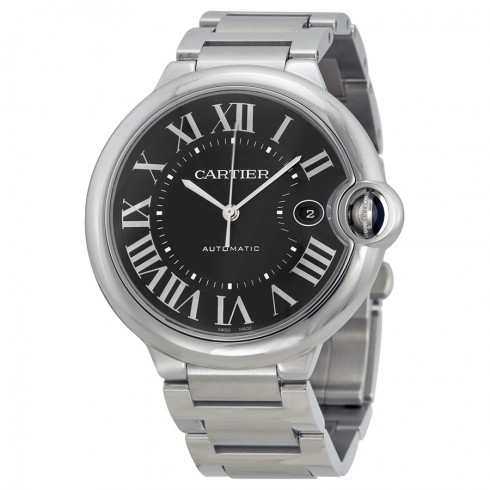 Cartier Ballon Bleu De Cartier Black Dial Stainless Steel Watch W6920042 watches