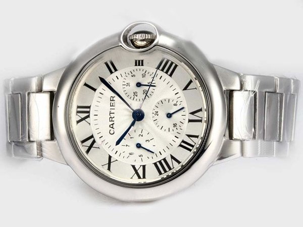 Cartier Ballon Bleu de Cartier W69010Z4 Mens Round Automatic Watch watches