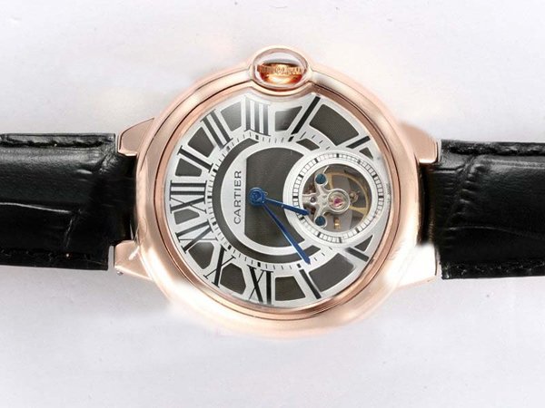 Cartier Ballon Bleu de Cartier W6920021 42mm Black Dial Manual Winding Watch watches