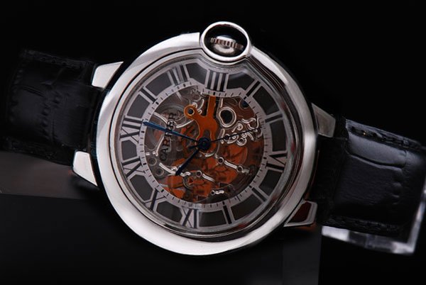 Cartier Ballon Bleu de Cartier W6920021 Automatic Round Black Dial Watch watches