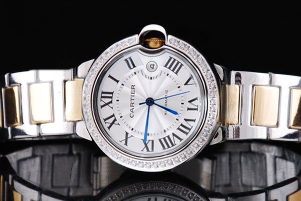 Cartier Ballon Bleu de Cartier W6920033 Automatic Round White Dial Watch watches