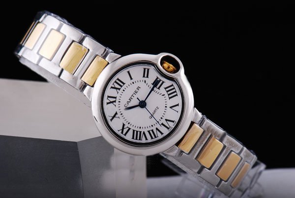 Cartier Ballon Bleu de Cartier W6920033 White Dial 28mm Quartz Watch watches