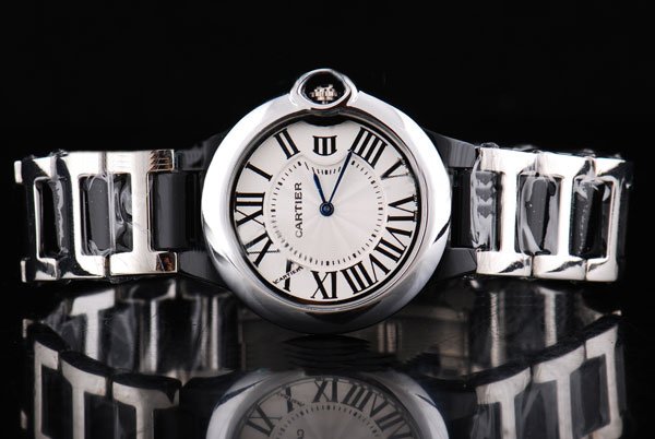 Cartier Ballon Bleu de Cartier w6920047 Stainless Steel Case White Dial Round Watch watches