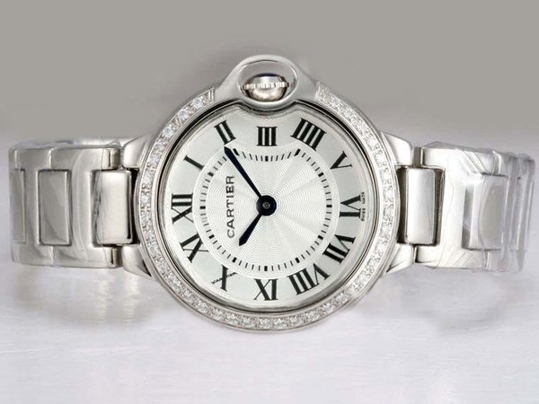 Cartier Ballon Bleu de Cartier W6920047 White Dial Round Quartz Watch watches